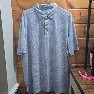 Callaway Men’s Golf Light Blue Polo Shirt XXL D0313